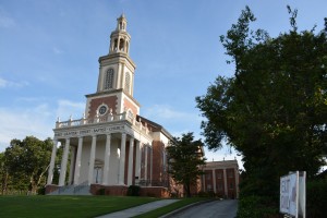 West Hunter Street Baptist Church remains a beacon of stability, located along Ralph David Abernathy Boulevard within sight of Mall West End. Credit: Donita Pendered