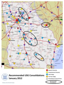 Moody's Investors Service has tagged Georgia as a state to watch for the outcome of the consolidation of universities. Credit: Board of Regents