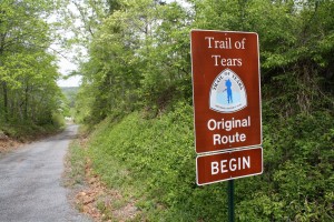 The Trail of Tears in Floyd County.