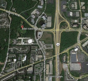 Glenridge Hall locator map