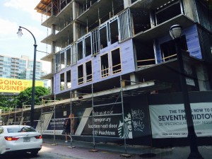 Peachtree Street construction