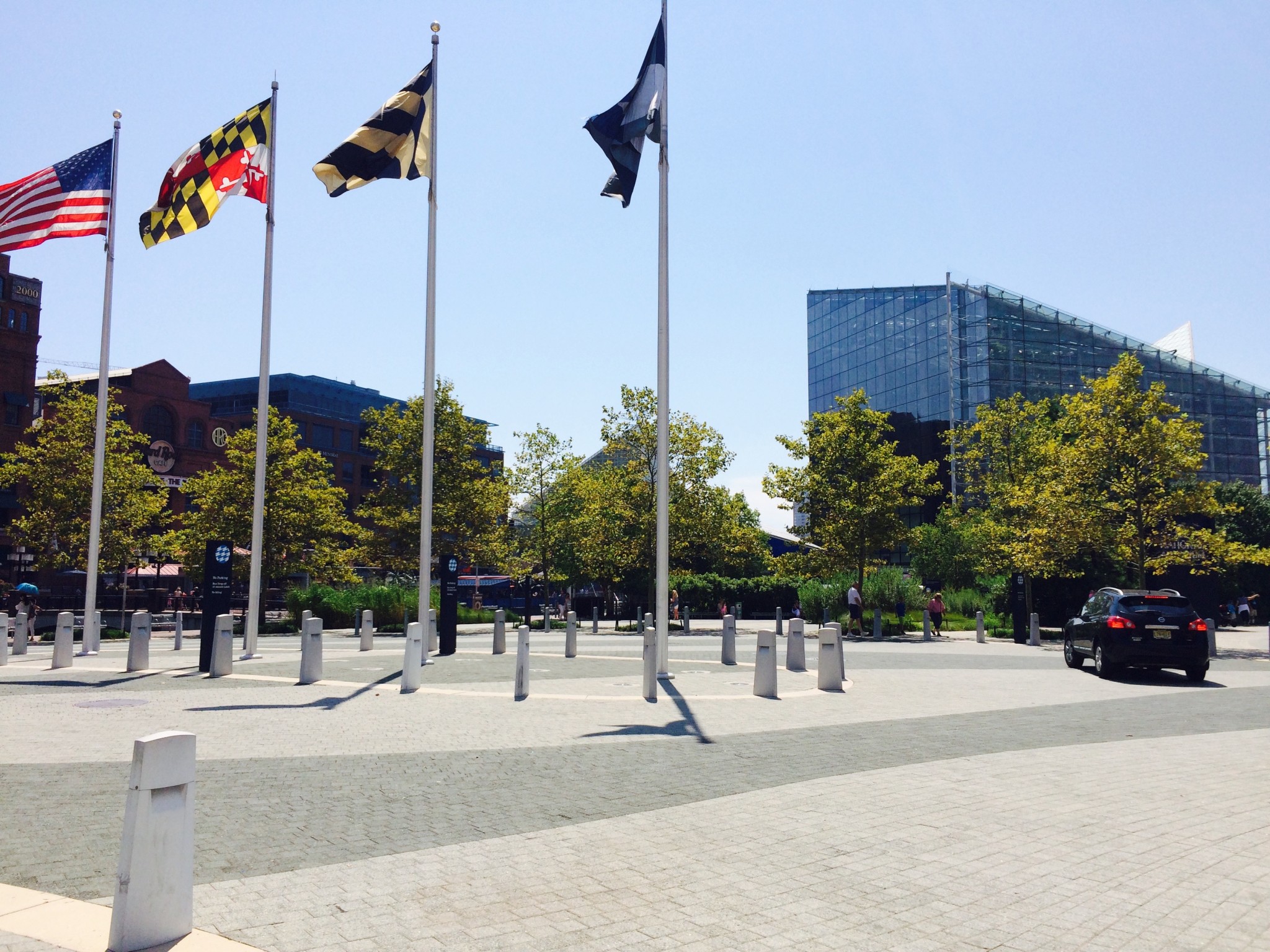 National Aquarium, entrance plaza