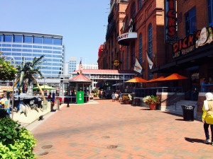 National Aquarium, restaurant row