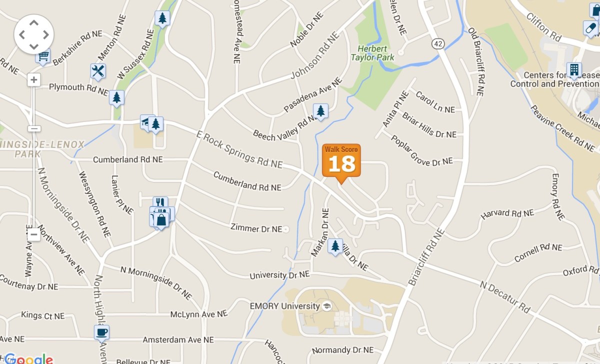 Annexation, Edmund Park locator map
