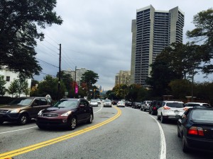 Peachtree Road, bike lane proposal