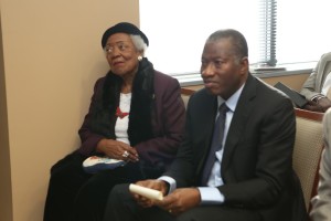 Goodluck Jonathan & Naomi King