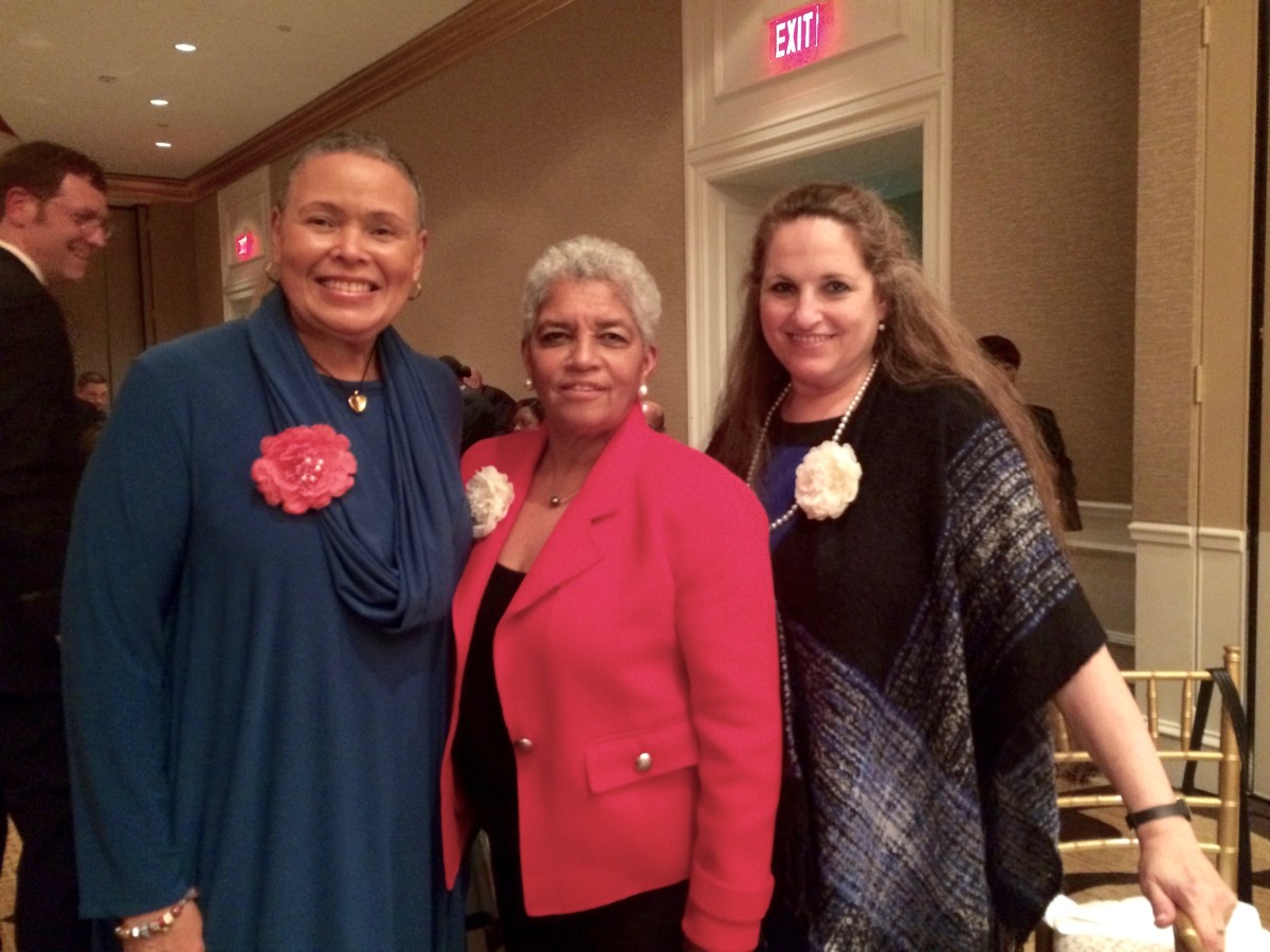 Alexis Scott, Shirley Franklin, Maria Saporta