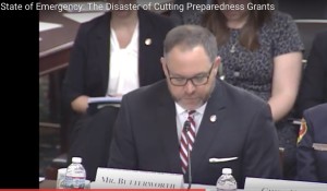 Jim Butterworth, director of Georgia’s Emergency Management Agency/Homeland Security, proposed cutbacks in federal funding for law enfordement. Credit: homeland.house.gov