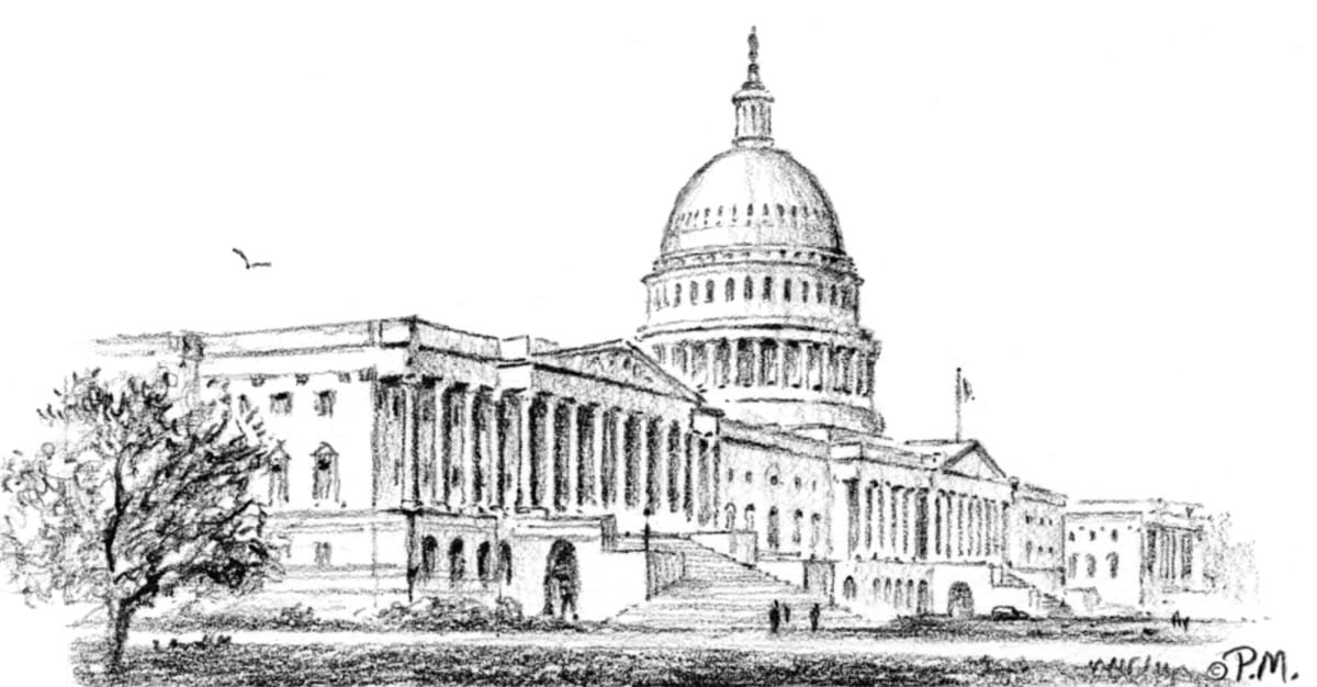 U.S. Capitol, drawing