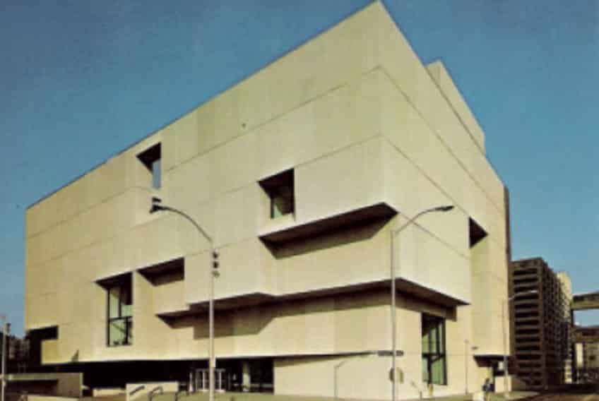 Central Library, concrete