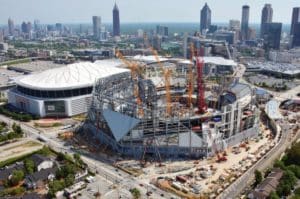 Falcons stadium, April 2016