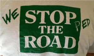 The Stop the Road became We Stopped the Road for the reunion invite