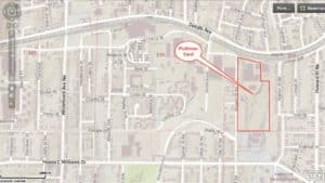 Pullman Yard, map