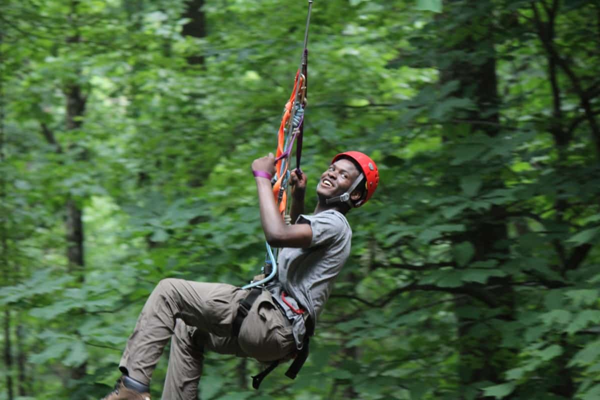 American Explorers, Flying through the air