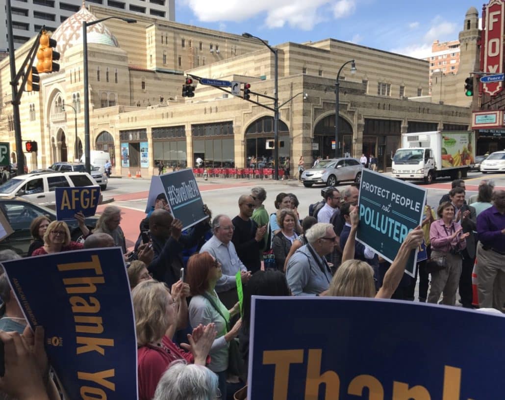 Sierra Club rally to support EPA 2/24
