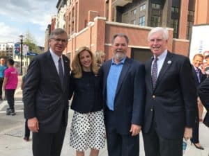 Bill Rogers, Allison Dukes, Mike Plant, Terry McGuirk