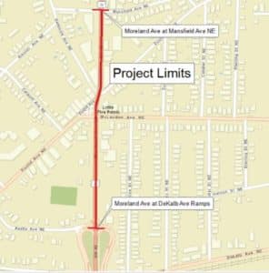 project limits, moreland