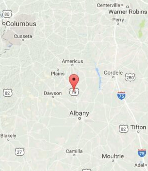 Canby's dropwort, map