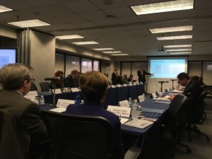 Fulton mayors and commissioners met on Monday and decided to lobby the state Legislature for a half-penny transit sales tax. Credit: Maggie Lee