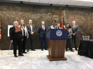 Atlanta Mayor Keisha Lance Bottoms announced on Thursday that the city is acquiring land on the south side of Atlanta for about 4.5 miles of the BeltLine. Credit: Maggie Lee
