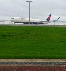 Delta on runway