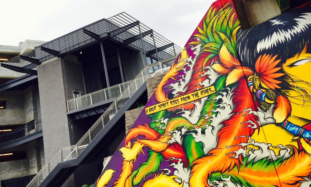 Painting along the BeltLine. Credit: Kelly Jordan