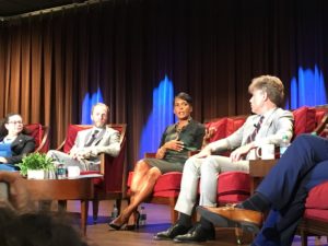 Atlanta Mayor Keisha Lance Bottoms speaks at the BeltLine Quarterly Briefing on Monday. Credit: Maggie Lee
