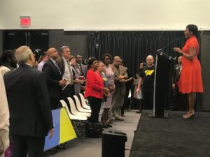 Atlanta Mayor Keisha Lance Bottoms at the Westside Future Fund's Transform Westside Summit on Friday morning. Credit: Maria Saporta