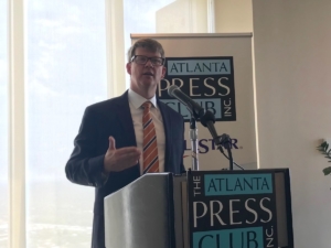 MARTA GM and CEO Jeffrey Parker says a new sales tax is the start, it can't be the end, of transit funding. Credit: Maria Saporta