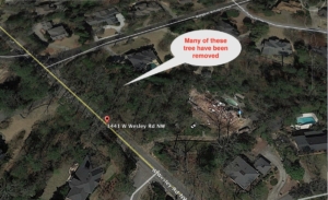 tree ordinance, locator map