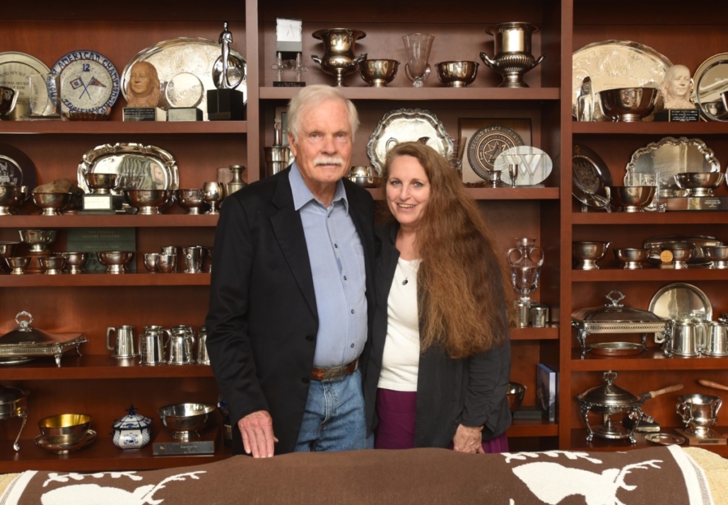 Ted Turner and Maria Saporta