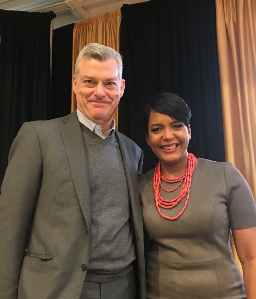Tony Ressler and Keisha Lance Bottoms