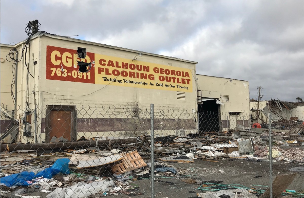 hurricane michael, calhoun flooring