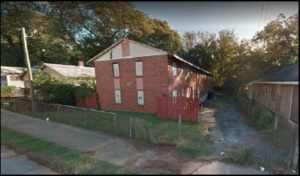 This property on James P. Brawley Drive is one of several that will be renovated by the Westside Future Fund. Credit: Invest Atlanta handout