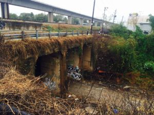 Atlanta BeltLine, SW trail, 2015, tunnel