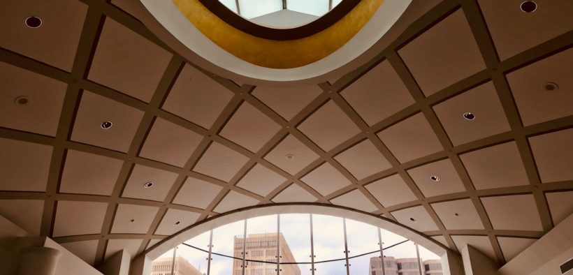 Buckhead skyline from inside Lenox Square. Credit: Kelly Jordan