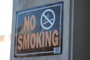 "No Smoking sign" by Indiana Public Media is licensed under CC BY-NC 2.0