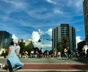 peachtree, traffic mix of uses