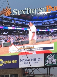Taylor Duncan, braves spotlight