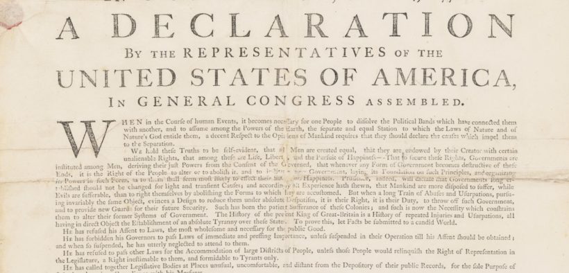 declaration of independence