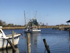 sea level, apalachicola, fishing boat