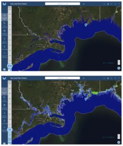 sea level rise, St Marks NWR
