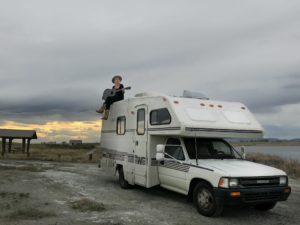 Sofia Talvik, camper