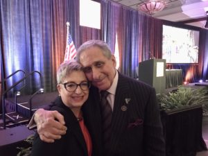 Carol Tomé and Arthur Blank