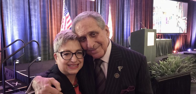 Carol Tomé and Arthur Blank