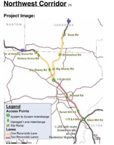 northwest corridor, map