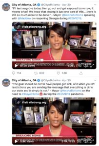 mayor's twitter feed