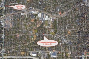 8 Clifton Street, locator map