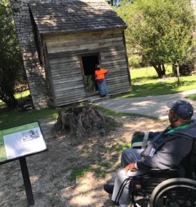 slave cabin, stone mountain