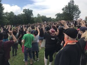 BLM protest June 5 Freedom Park